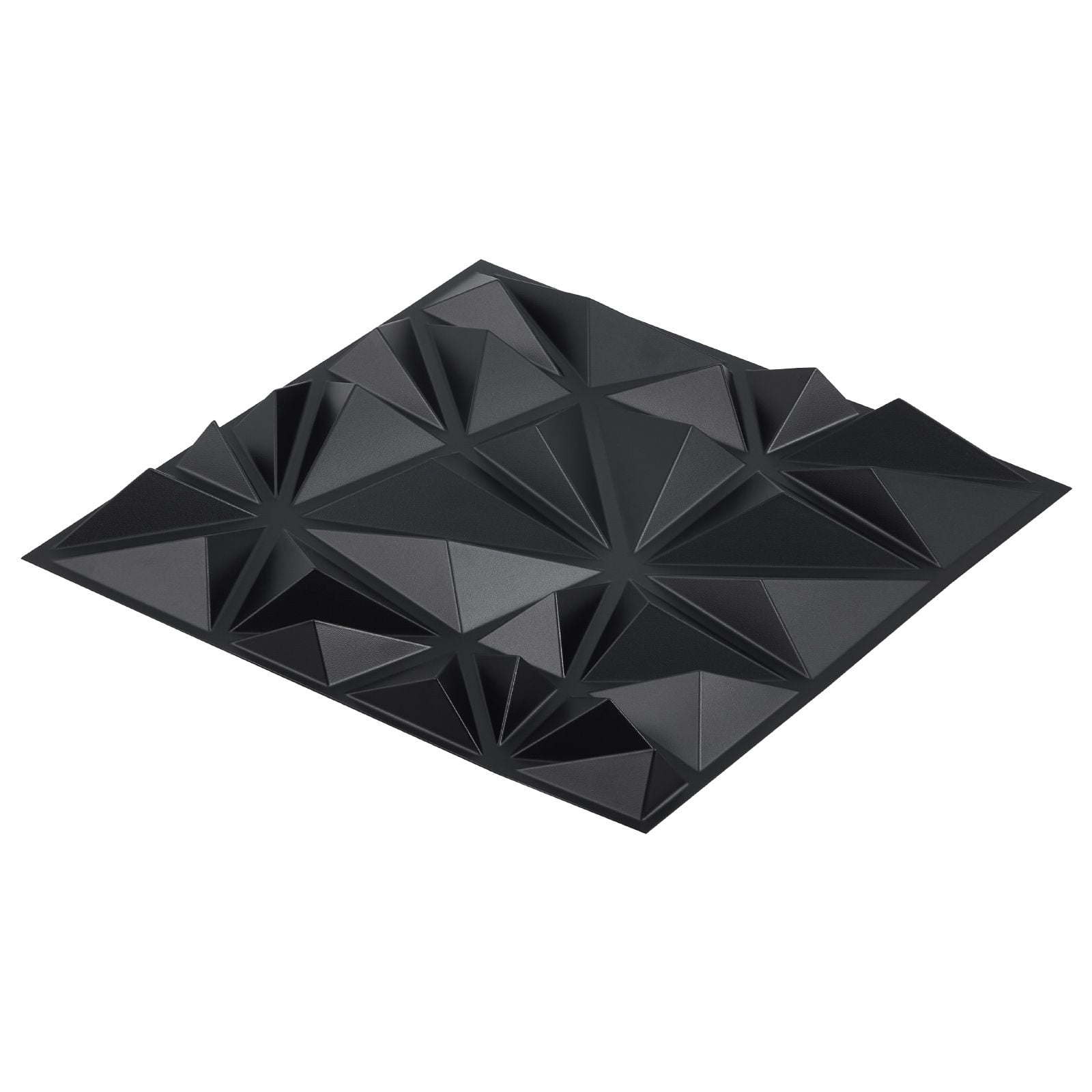 3D Wall Panels 33-Pack 11.81"x11.81", PVC Modern Art Diamond Tiles, 32 Sq.Ft Coverage, for Bedroom Living Room Gaming Room
