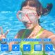 thumbnail image 4 of 3 Pieces Swimming Diving Goggles with Nose Cover Adult Swim Snorkel Goggle Swim Goggle Pack Pool Goggles for Youth Men Women, 4 of 5