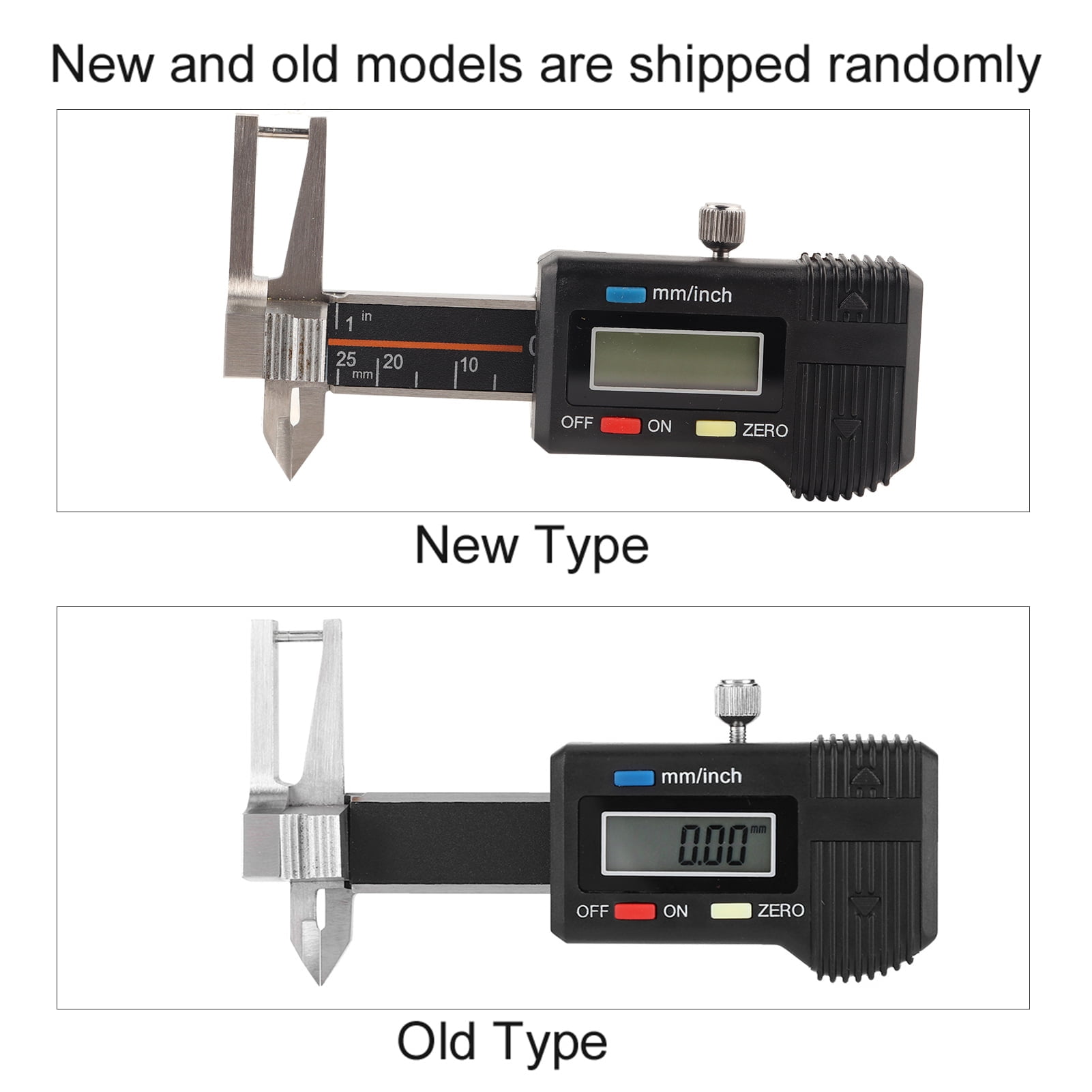 Tebru Digital Caliper Gauge, Digital Caliper Ruler, Digital Thickness Caliper, 0-25 Mm Measuring Range For Small Workpiece  Measurement