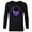 Black, variant on Hawkeye Purple Arrow Logo - Long Sleeve T-Shirt for Men – Customized-Royal