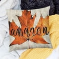 thumbnail image 2 of SHANXI Orange and Hello Autumn Farmhouse Decor Pumpkin Thanksgiving Pillowcases 12x12in, 2 of 5