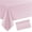Pink, variant on Rectangle Vinyl Tablecloth 54" x 71", HYG Heavy Duty Waterproof Plastic Table Cloth, Wipeable Oil-Proof Table Protection for Kitchen, Dining, Party, Buffet - White Plaid