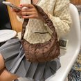thumbnail image 4 of Bolso bandolera de invierno jinwen acolchado de algodón para mujer marrón, 4 of 8