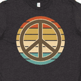 thumbnail image 4 of Inktastic Retro Peace Sign Sunset Youth T-Shirt, 4 of 5
