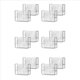 thumbnail image 1 of Paquete de 12 Protectores de Fundas para Sillas de Salón, Fundas Traseras Cuadradas Transparentes para Sillas de Peluquería Que Se Adaptan A la Mayoría de las Sillas Estándar, 1 of 5