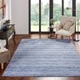 thumbnail image 5 of Striped Tonal Area Rug Blue Tones 8'6" X 11'6" 9' x 12' Living Room,Bedroom,Dining Room, 5 of 5