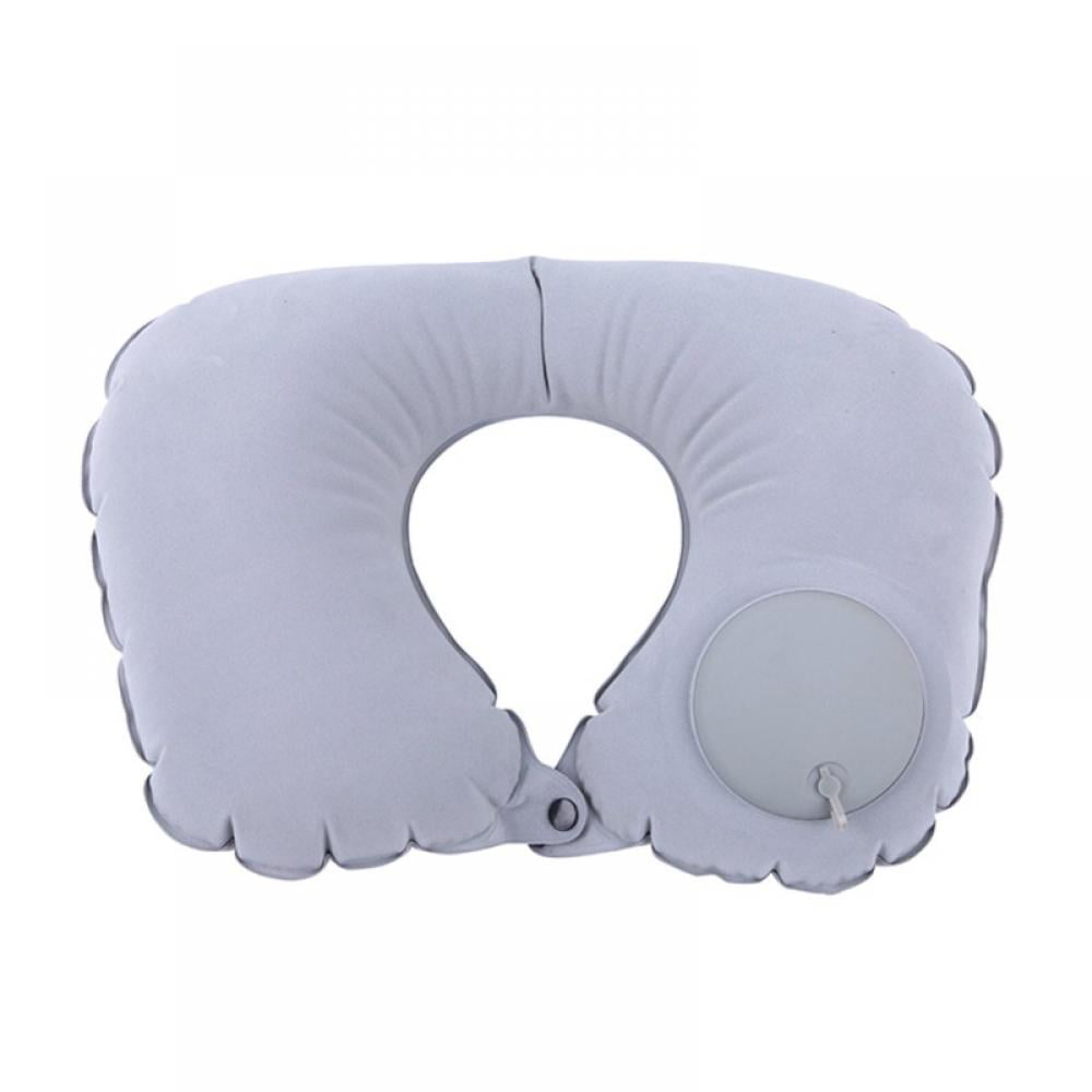 Inflatable Travel Neck Pillow Soft Air U Shape Health Pillow Sleep Head CushioFO 
