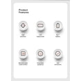 thumbnail image 6 of Kitchen electronic scale - precise, small-sized, high-precision gram scale, electronic scale made of stainless steel, for medicinal herbs and coffee roasting.,10kg-1g -Silver, 6 of 8