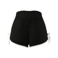 thumbnail image 5 of Gibobby Shorts Deportivo Hip corto Hip Lifting Slim Equipamiento de cintura alta Estiramiento Fitness Pantalón de leggings Yoga Pantalones cortos(Negro, M), 5 of 5