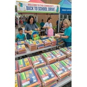 30 Piece Stationary Kit with 1 Spiral Notebook, 5 Pens, 5 Pencils, 5 Crayons, 3 Folders, 3 Erasers, 2 Text Brighteners, 2 G. Sticks, 1 Scissor, 1 Ruler, 1 Sharpener & 1 Soft Pencil Case