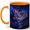 Orange, variant on Sky of Wonder 11oz Ceramic Mug, Starry Forest Night Landscape