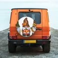 thumbnail image 6 of Naloa Gnomes In Autumn PVC Leather Spare Tire Wheel Cover Spare Tire Cover, for Car Truck SUV Camper Trailer Universal Fit(14-17in)-15 inch, 6 of 6