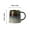 E, variant on Ceramic Coffee Mug with Gradient Glaze, Ergonomic Handle for Hot and Cold Beverages, Wide Mouth Easy Clean Design(A)