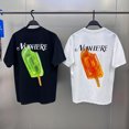 thumbnail image 2 of Nueva camiseta de verano fresca, sencilla, holgada, de manga corta, para jóvenes, para el campus, de moda urbana, camiseta de manga corta para hombre, 2 of 5