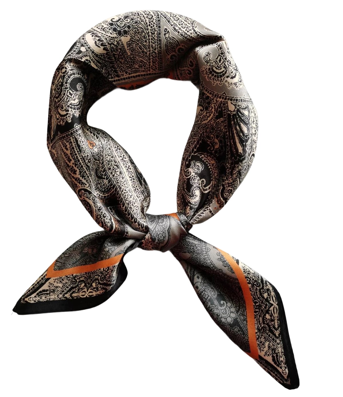 Men 100 Silk Square Scarf 26 display picture 2