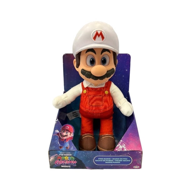 Peluche Articulable Jakks The Super Mario Galaxy Movie Mario de Fuego 35 cm