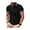 Black, variant on KLHDSF Men's Polo Shirts Short Sleeve Cotton Pique Classic Shirts Soft, Lightweight, Breathable, Moisture Wicking, Casual, Work, Golf, Summer, Daily Wear Army Green L