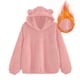 thumbnail image 5 of Sudadera con cremallera para mujer,Suéter de pijama para mujer, manga larga con bolsillo, suave forro polar, ropa de estar en casa cómoda, sopatenor, 5 of 9