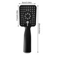 thumbnail image 4 of Rociador de baño de agua de mano de plástico con cabezal de ducha de aumento de presión ajustable, negro Advancent HA004429-02, 4 of 6
