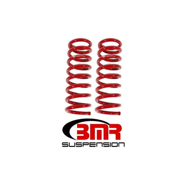 BMR Suspension SP013R Ressorts d'Abaissement de Suspension - avant - Retombée de 1 Po - Rouge - 1964-1972 GM A-Body
