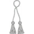 thumbnail image 4 of Turkish Head Double Tassel Curtain and Drapery Tieback / Holdback, 3 3/4" Tassel (9.5cm), 27" Spread (68.5cm) # BHCT, Burgundy Red #275 (Dark Wine Red) Set of 4, 4 of 4