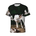thumbnail image 3 of Rocae Cute Goat Baby for Men's Moisture-Wicking Crew Tee - T-Shirt for Sports, Outdoor Activities, and Casual WearXX-Large, 3 of 9