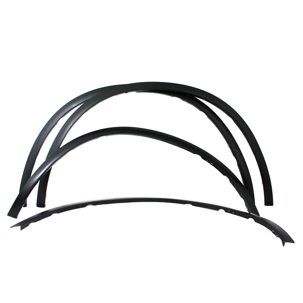 Custom Fit Fender Trim; Includes 4 Pieces; 100 Percent Stainless Steel