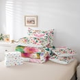 thumbnail image 6 of Castle Fairy Floral Butterfly Bedding Comforter Set,Spring Garden Full Bedding Set, 6 of 8