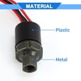 thumbnail image 5 of Sensor de interruptor de presión de A/C Unique Bargains para BMW 525I 2.5L 1989-1995 No.64531390070 Metal 1 Pc, 5 of 5