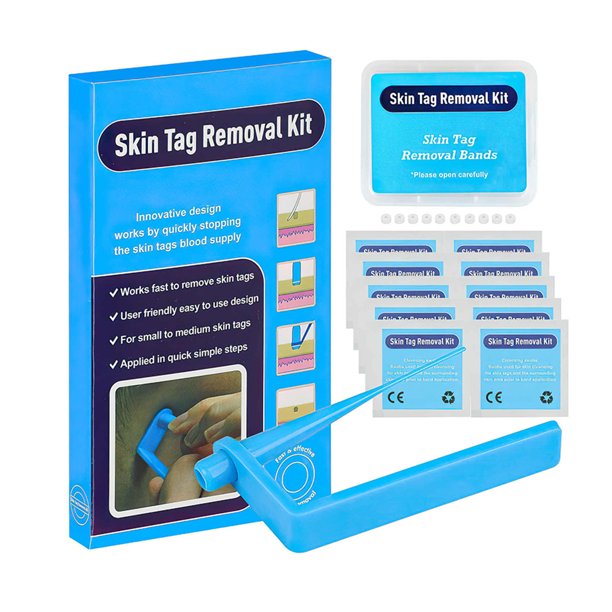 Kit De Eliminación De Etiquetas De Piel Herramienta Profesional De Eliminación De Verrugas De Etiquetas De Piel Con Anillo De Goma Para El Área De La Cara Y El Cuerpo 2-5 Mm Guardurnaity CE002429-00