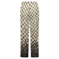 thumbnail image 6 of Beige Snakeskin Textured Background Winter Female Pants Flannel High Waist Women Pants Lady Warm Straight Leg Plush Trousers, 6 of 7