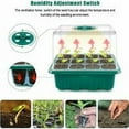 thumbnail image 3 of Nuevo kit de mini plantas de invernadero de 5 piezas, con luz solar de espectro completo, caja de cultivo de invernadero interior con tapa y rejillas de ventilación, 10 etiquetas, 2 herramientas de, 3 of 5