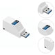thumbnail image 5 of Hub USB de 3 puertos Bearachild Mini USB 2.0 3.0 para PC portátil blanco, 5 of 6