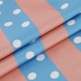 thumbnail image 6 of Button Down Shirt for Women Lapel Stripe Polka Dots Short Sleeve Tops Casual Loose Fit Summer Going out Blouse Tee, 6 of 8
