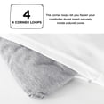 thumbnail image 4 of Juego de edredón Bedsure King, color gris, 305 x 249 cm, 3 piezas, 4 of 8