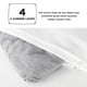 thumbnail image 4 of Juego de edredón Bedsure King, color gris, 305 x 249 cm, 3 piezas, 4 of 8