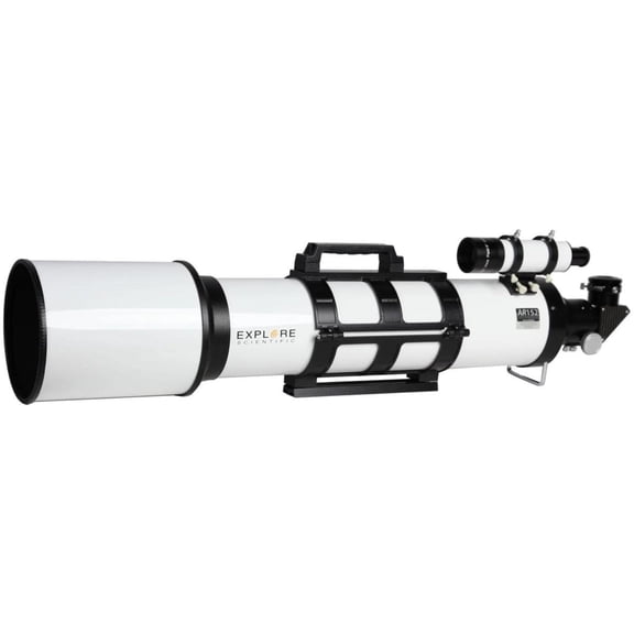 152mm dia f/6.5 Achromat Refractor Telescope - Optical Tube Assembly with Accessories -- WITH HYBRID 2N1 Finder Base