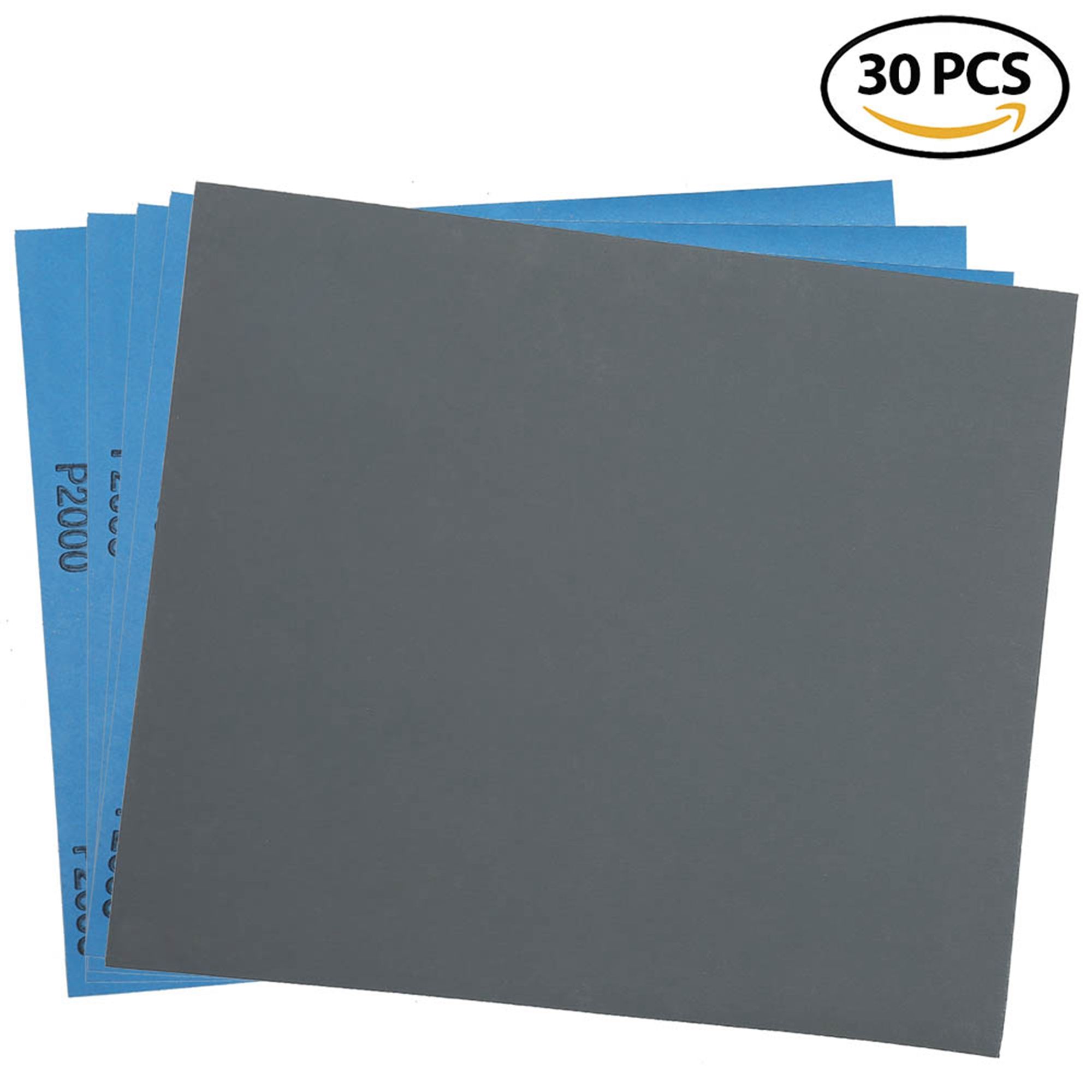 6 PC FINE Sandpaper WATERPROOF 3”x 5 1//2/" COMBO 1500//2000//2500//3000//5000//7000