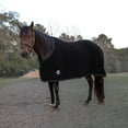 thumbnail image 6 of Jeffers Equine Elite Fleece Horse Cooler Blanket, 69", Soft Lightweight, Black, 6 of 8