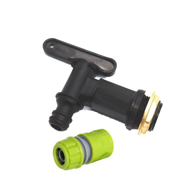Scienceny Reemplazo de grifo trasero de agua profesional anticorrosivo parque jardín granja jardinería IBC conector de manguera accesorios Herramientas y ferretería Latón