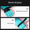 thumbnail image 4 of Winter Gloves for Age 5-9 Years Old Kids Boys Girls Snow Windproof Mittens Outdoor Sports Skiing, 4 of 6