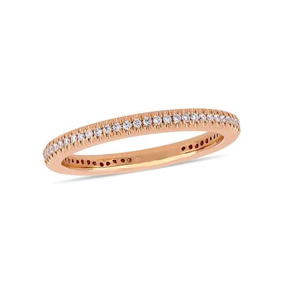 Everly Women's Diamond 14k Rose Gold Wedding Ring