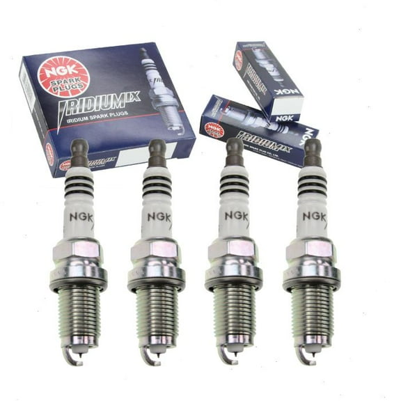 4 pc NGK Iridium IX Spark Plugs compatible with Honda Element 2.4L L4 2003-2011