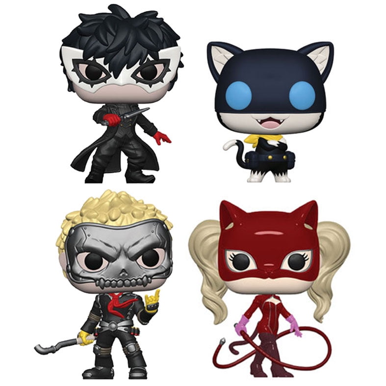 Funko POP! Games - Persona 5 Vinyl Figures - SET OF 4 (Joker, Mona