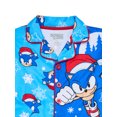 thumbnail image 2 of Sonic the Hedgehog Boys Long-Sleeve Button-Front Top and Pants Pajama Set, 2-Piece, Sizes 4-12, 2 of 3