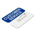 thumbnail image 2 of Customer Service 1 x 3" Name Tag, Blue (3 Pack), 2 of 2