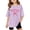 Purple, variant on Toddler Kids Girls T Shirts Short Sleeve For Easy Flexible Fit Tee Blend Top For Boys All Season Top Casual Blouse 1-2 Years