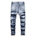 thumbnail image 4 of RUTAYY Boys Distressed Jeans High Street Long Denim Pants with Pocket Comfortable Stretch Fashion Travel Trousers, 4 of 9