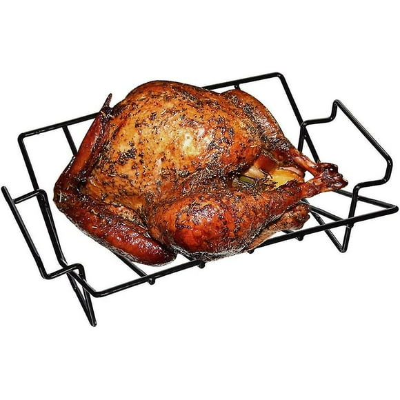 Rib Grill for Smoking and BBQ, Turkey Grill for Large Green Eggs and Grills kamado Joe, primo, vision, 18 inch and up