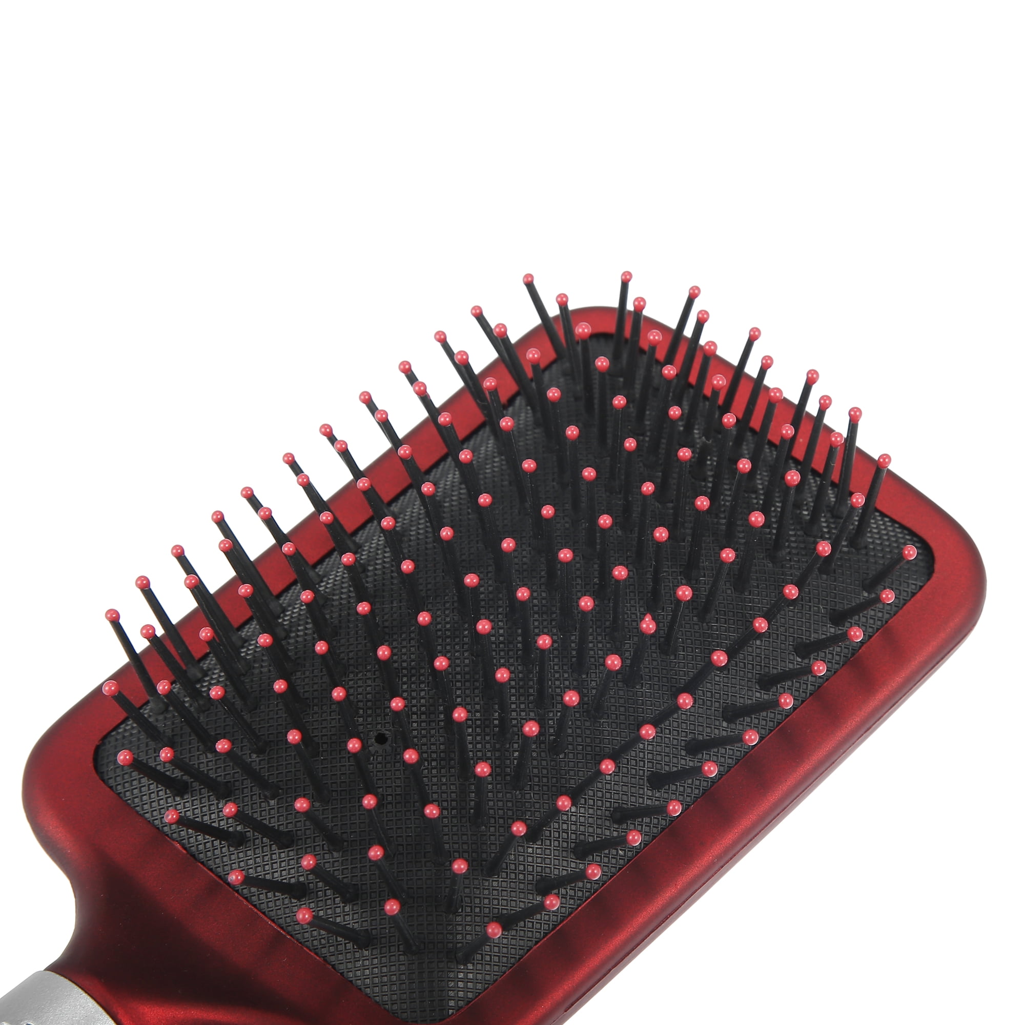 Unique Bargains Wet and Dry Detangling Hair Brush Hair Combs Red